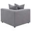 Chaise de coin avec coussin décoratif Amherst