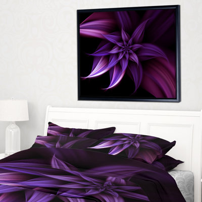 «Fractal Flower Mauve», impression
