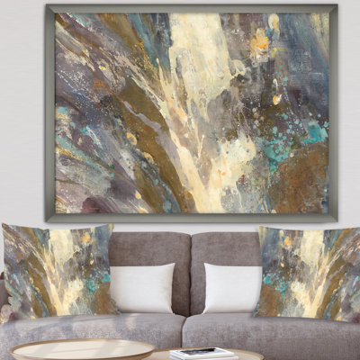«Fire and Ice Minerals IV», reproduction d'art sur toile
