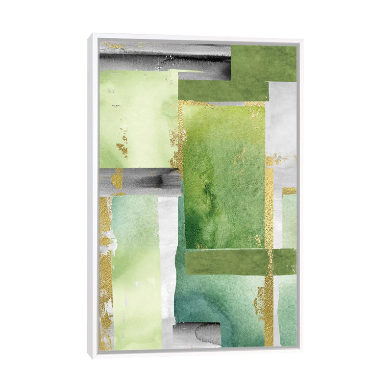 Impression « Hg art IV » par Nikki chu, H 26 po x l 18 po x 1,5 po, Cadre blanc