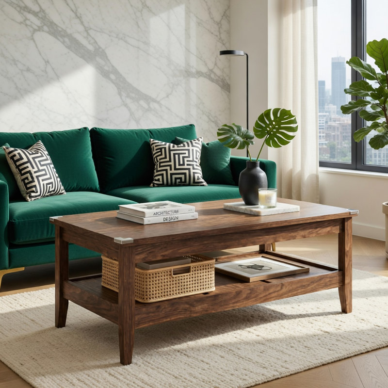 Table basse Hommoo Rustic Farmhouse