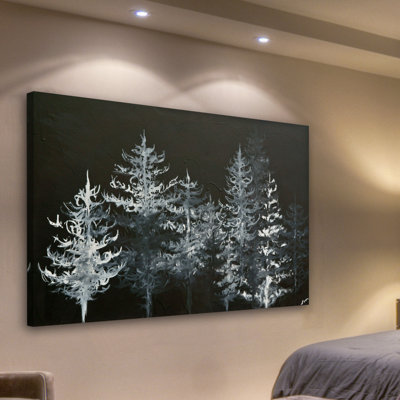 "Trees in Moonlight" Print on Wrapped Canvas