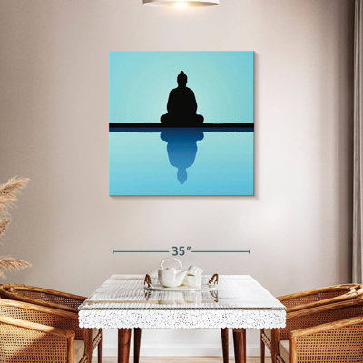 Adella Meditating Buddha Silhouette
