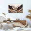 «Layered Canyon River Valley in Earth Tones», art mural sur toile-386721928