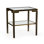 Decker Glass Top End Table