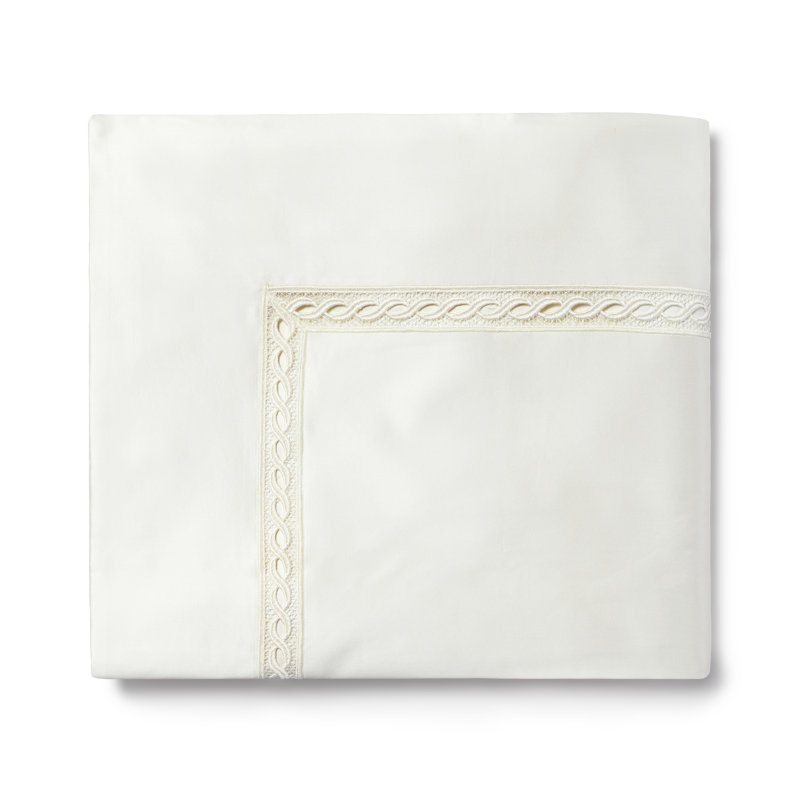 Millesimo Sateen Flat Sheet, Ivory, King
