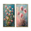 Été rose bleu pissenlit Dream I - ensemble de 2 pièces d'art mural pissenlit-254663315-254663320-254663321