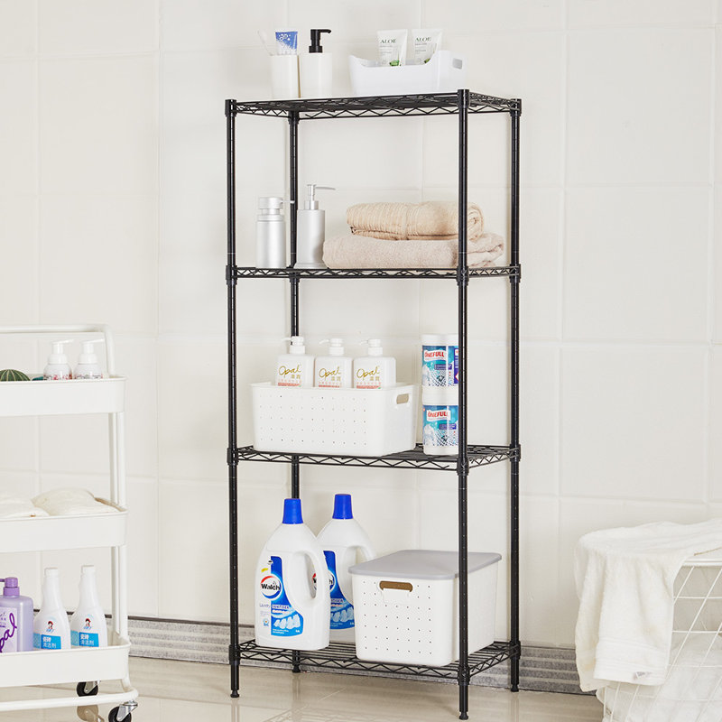 Étagère Brunhidis H 47 po x l 30 po x P 14 po, H 53 po x l 24 po x P 14 po, Noir