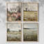 «Vintage Landscape XXVIII», ensemble de 4 encadrés-750950388-750950387