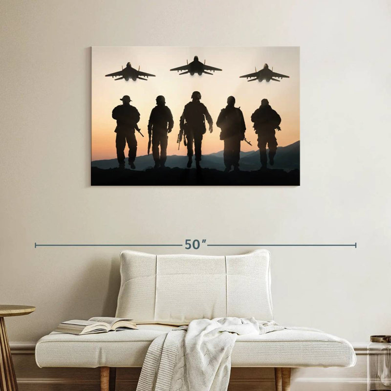 Air Force Silhouettes, 26" H x 39" W