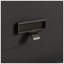 Commode 4 tiroirs, finition noire