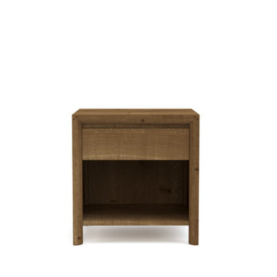 Rustic Oak Nightstand