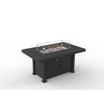 Foyer de table en aluminium au propane Abreonna