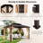 13 Ft. W x 10 Ft. D Aluminum Patio Gazebo