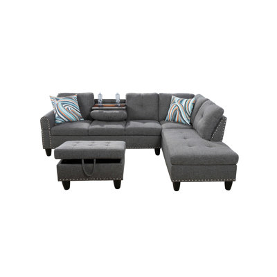 Sabiyah 3 - Piece Upholstered Sectional