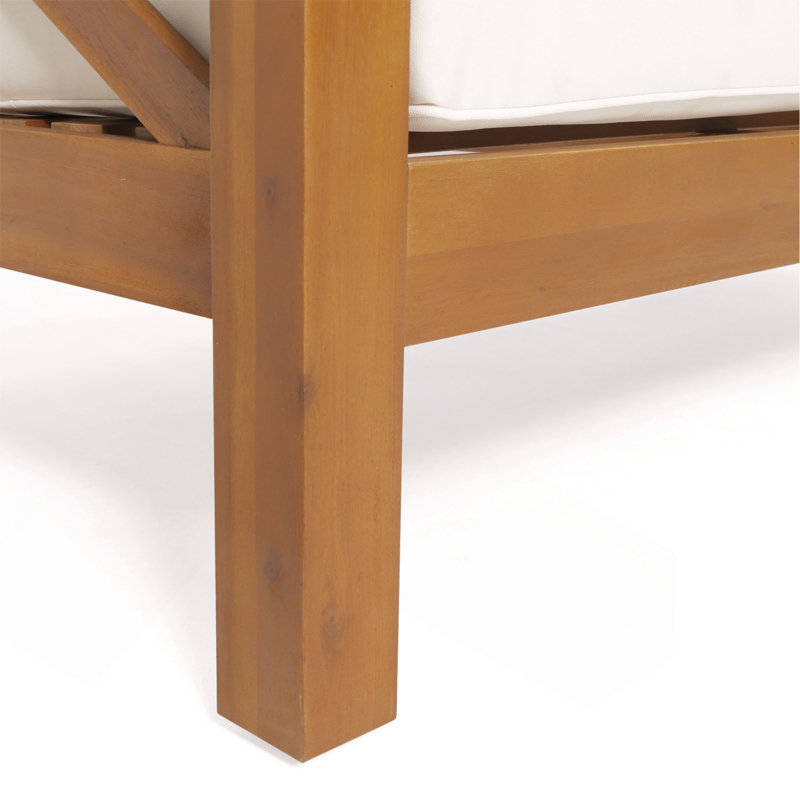 X-BACK RIGHT CORNER BENCH, Beige