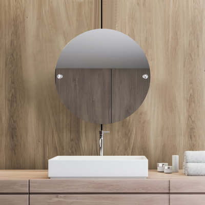 Miroir de meuble-lavabo biseauté sans cadre Gavin