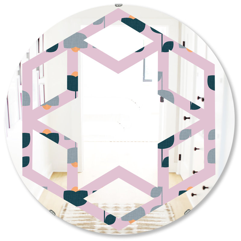 Miroir mural Hexagon Star, 31,5 po x 31,5 po