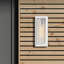 Lanterne murale d'extérieur à 1 ampoule noire naturelle H 14 po Avuyer-315306814-337367339