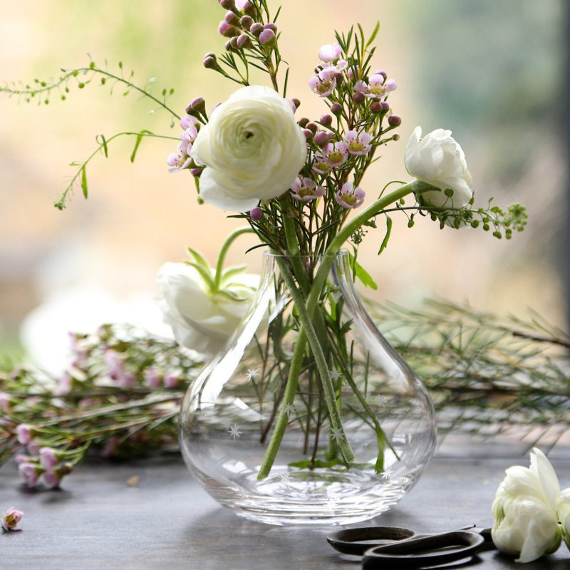 Handmade Lead Free Crystal Table Vase
