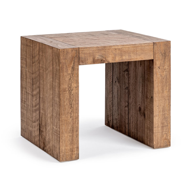 Clayton Reclaimed Pine Pallet Skin End Table