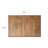 Wood/Bamboo Floral Rectangle Placemat