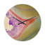 Agate naturelle - Horloge murale moderne en bois-63617325
