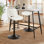 Tabouret de bar réglable en polyuréthane