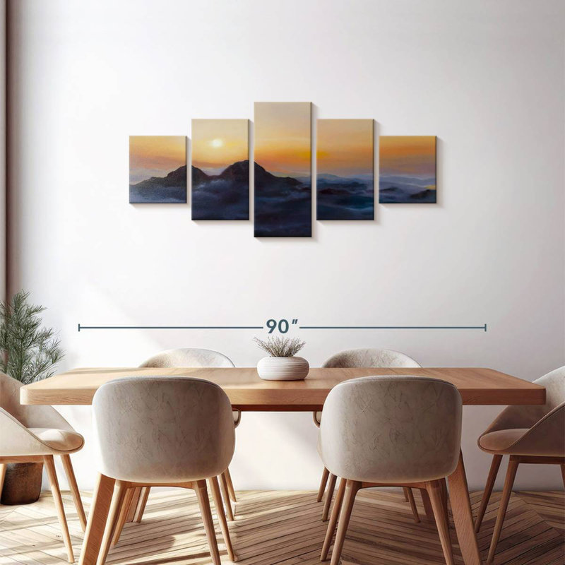 Sunrise Mountain, 30" H x 68" W