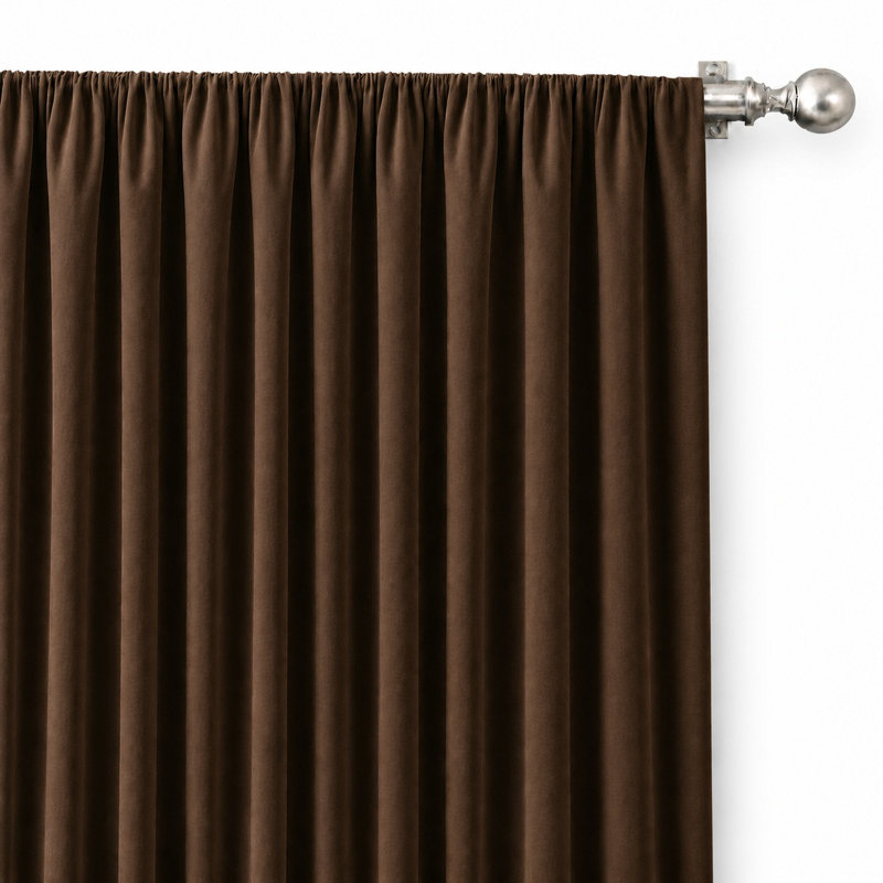 Solid Velvet | Velluto Fabric, Espresso