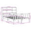 Solid Wood Bed with Shelf, without Mattress-1891377500-1891377490