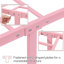 Modern Metal Bed Frame with Cross-design Headboard & Footboard-230473508-230473510