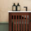 Meuble-lavabo 30 po avec lavabo en céramique et portes à fermeture en douceur