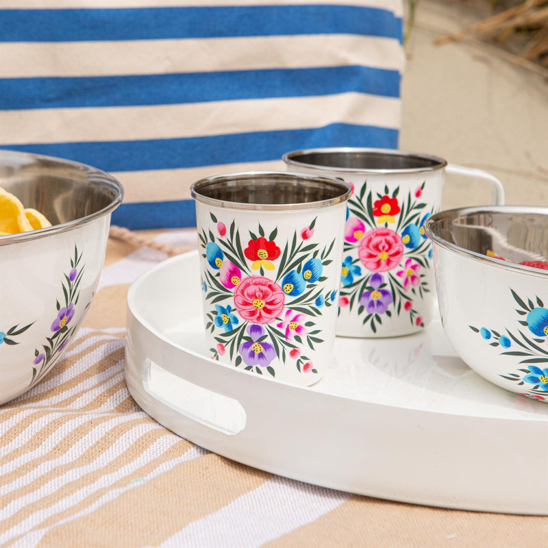  Picnic Tumblers, Cotton, 300 ml.