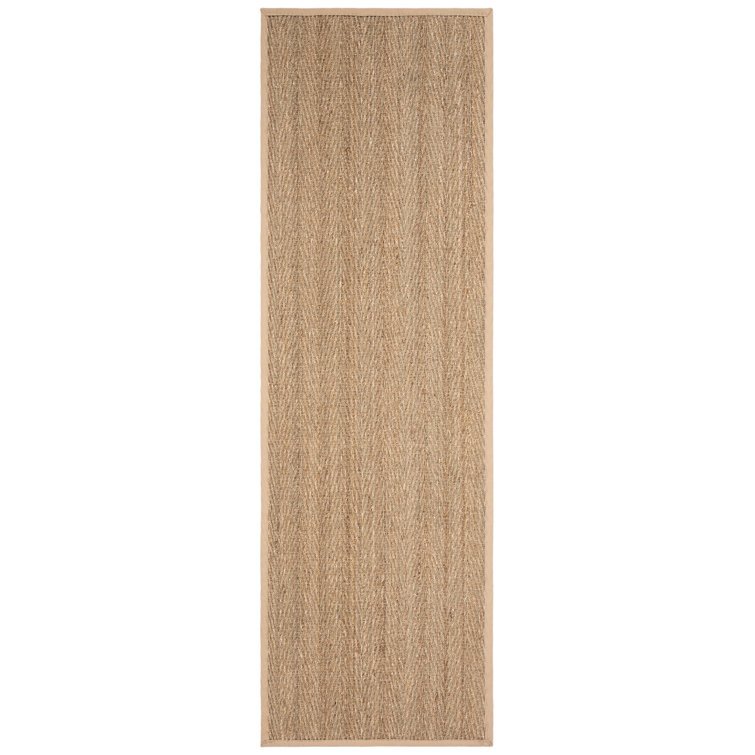 Natural Fiber Seagrass Solid Color Rug