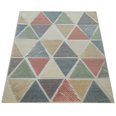 Givens Geometric Indoor / Outdoor Area Rug