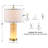 22 Inch Marble Table Lamp Set with LED Night Light and Bulbs
