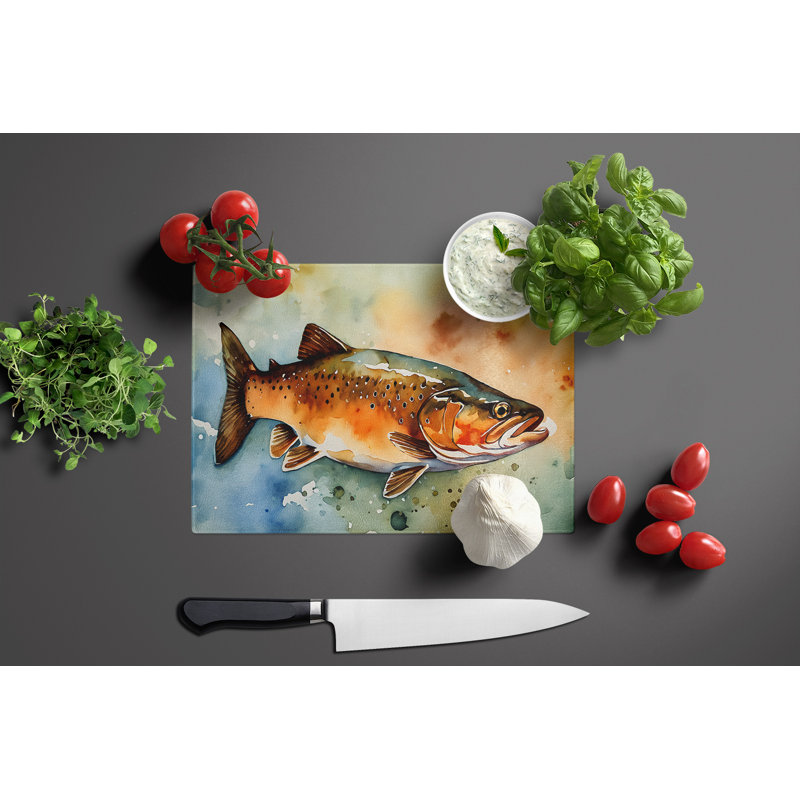Wood Glass Cutting Board