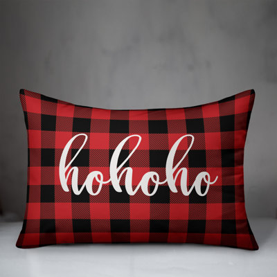 Plaid Reversible Throw Pillow