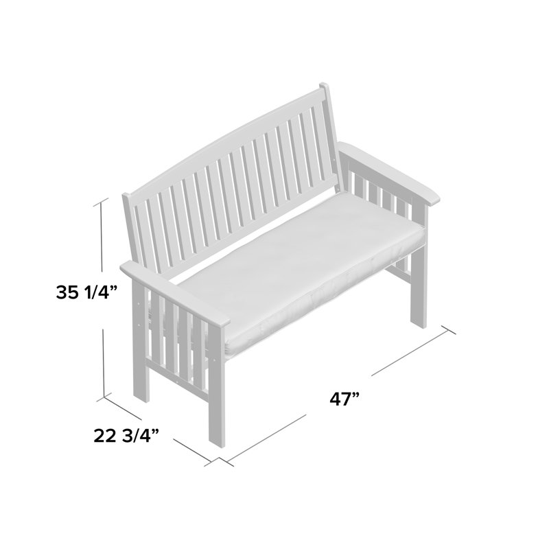 Banc de jardin en bois Millersville, Brun cannelle