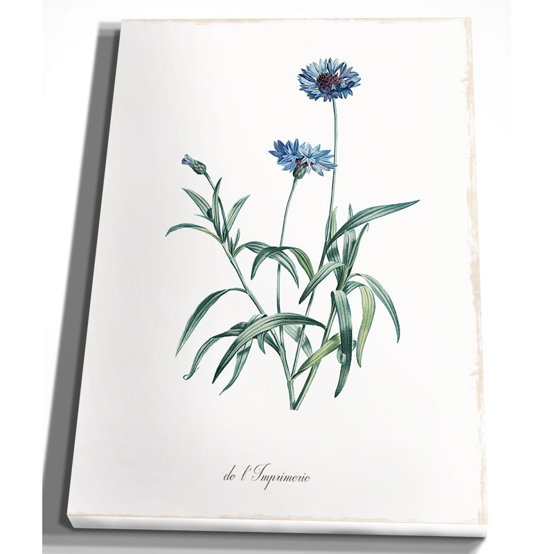 Bleu impérial - reproduction sur toile, H 16 po x l 20 po x P 1,5 po
