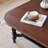 Color-blocking retro design coffee table