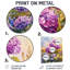 «Country Side Hydrangeas And Wildflowers II», reproduction d'art en métal traditionnelle, art mural en métal Hydrangea-903977834