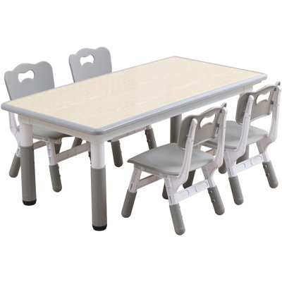 Alecha 23.6'' Art Desk Chair Set