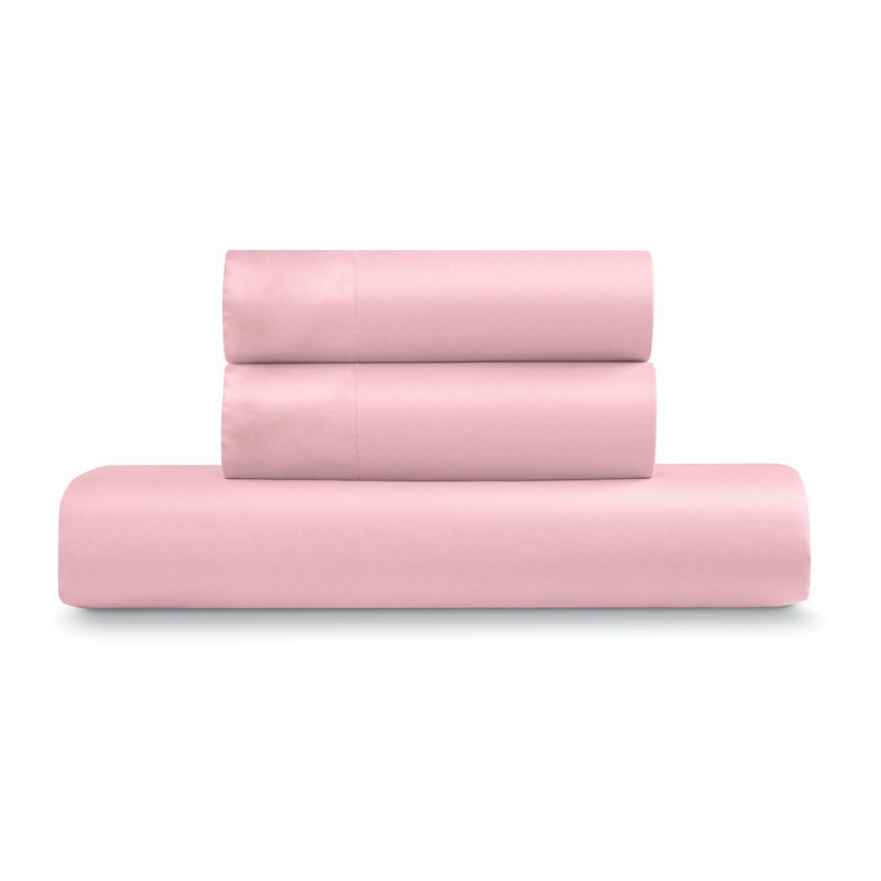 EJ Classic Cotton Percale Duvet Cover, Blush