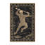 Tapis oriental moelleux doux et moelleux de style oriental noir - reliure brun clair-1174456147
