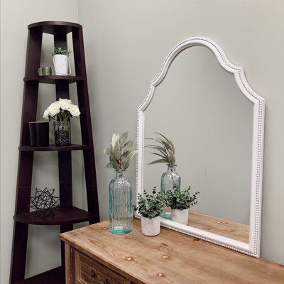 Wood Frame Arch Wall Mirror