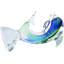 Murano Decorative Figurine Dolphin