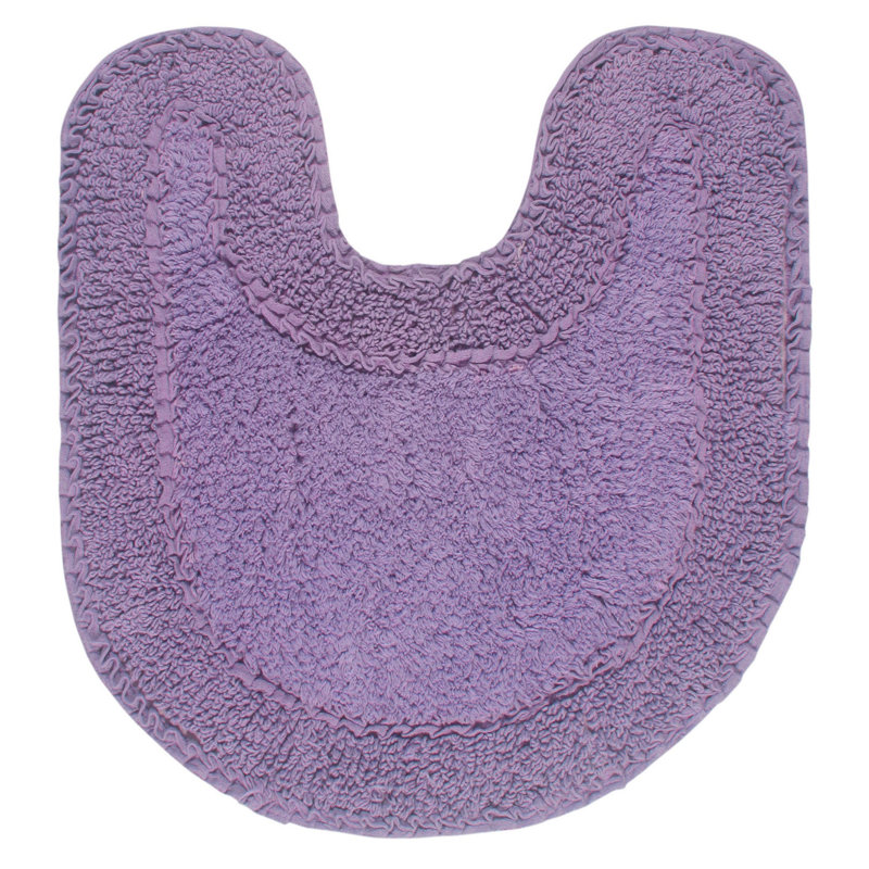 Tapis en coton Concetta, Mauve