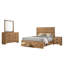 Ensemble de chambre à coucher Westbrook King 4 pièces Naturel-404268677-404268728-404268731